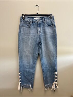 NWT Hidden brand Tracey hi-rise straight crop Jean